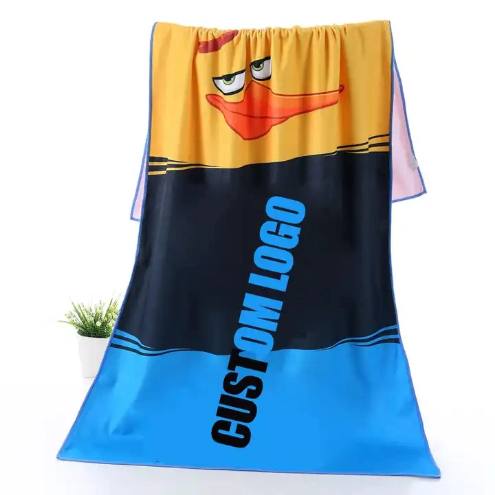 Personalised Custom 100%Cotton Woven Beach Towels Jacquard Sports Towel Jacquard Beach Towel with Logo