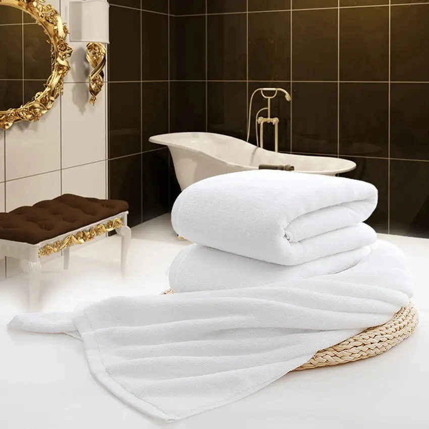 Luxury 100% Cotton Grey Hotel Bath Towel Sets Soft Hand Towel