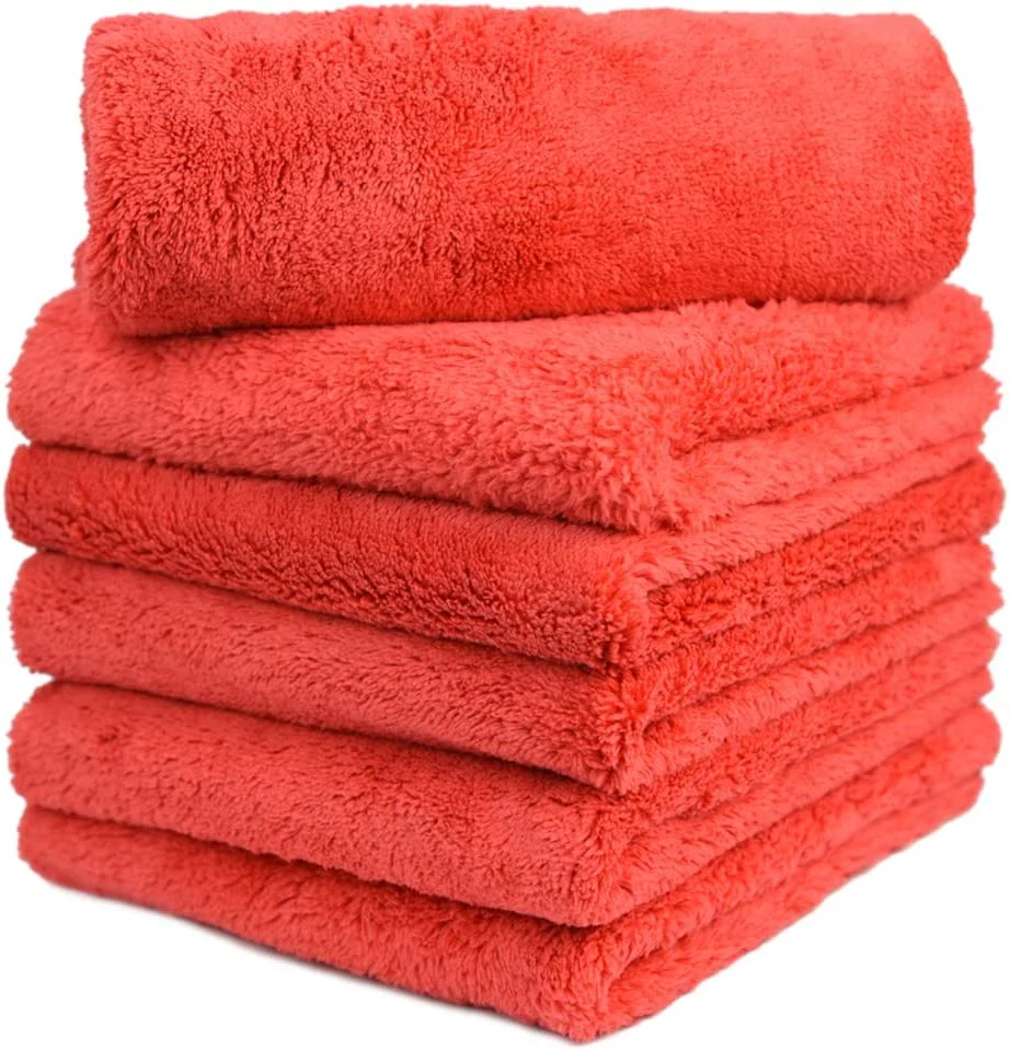 600GSM Super Absorbent Reusable Plush Thickened Microfiber Auto Detailing Towels