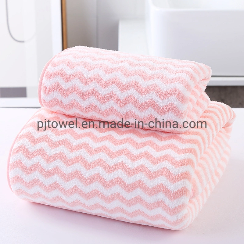 Super Dry Fast Coral Velvet Towel Set Absorbent Thick Bathroom Towel High Quality Gift Bath Towel