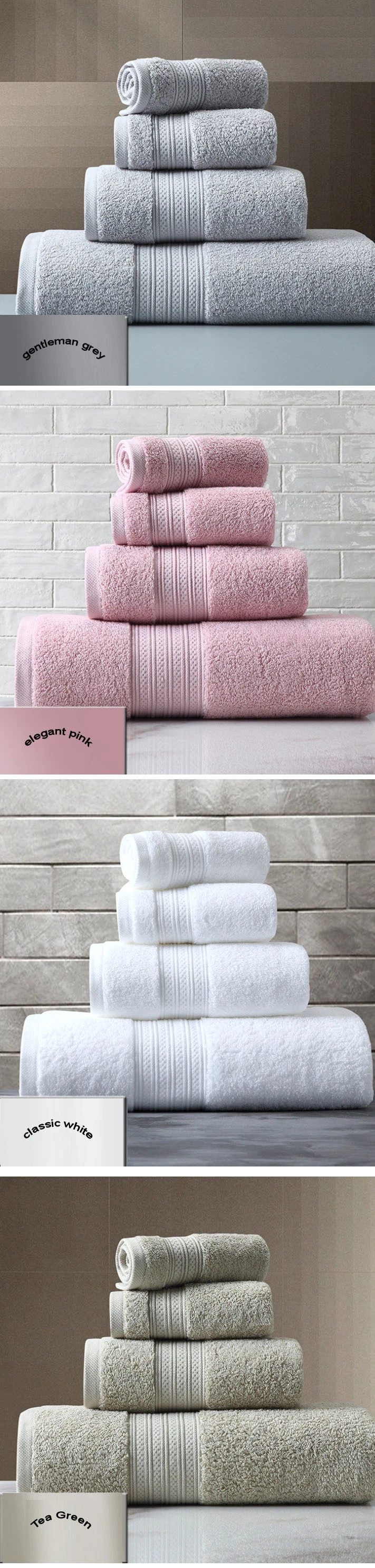 Wholesale 100% Cotton 32s Yarns Soft Turkish White Towels Hand Cleaning Towel