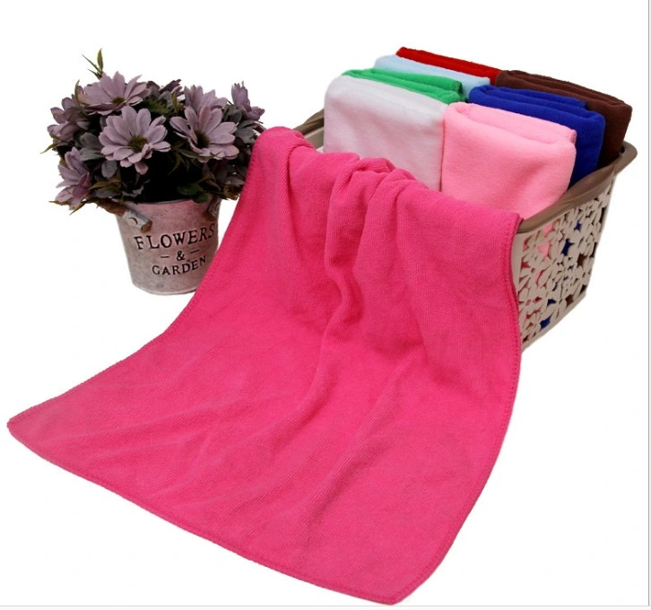 Super Soft Microfiber Weft Knitting Face Towel Hand Towel Bath Towel