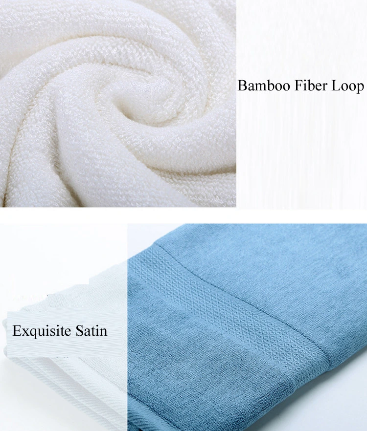 Hot Selling Antibacterial Ultra Soft High Absorbent Bamboo Body Bath Towels