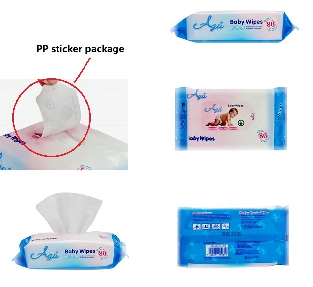 Hot Sell Disposable Face Clean Napkins for Baby Child Spunlace Material Facial Towel OEM 80PCS Factory Wholesale