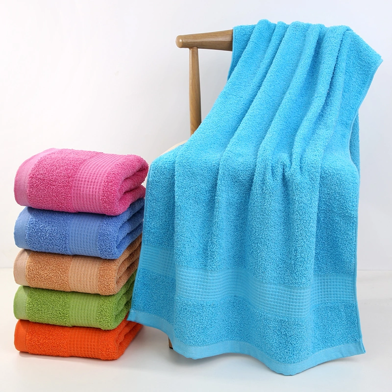 Lower Price Cotton Bath Towel 14s Low Twist Yarn Low MOQ Soft Customized for Home Bathroom