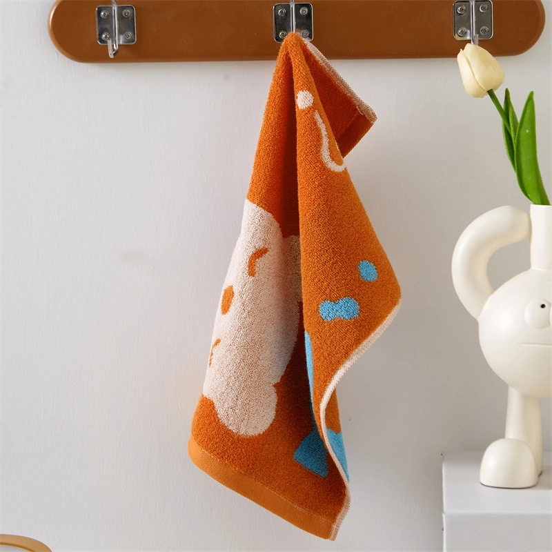 Pack of 2 Cotton Face Towels for Children, Perfect for Gentle Cleansing