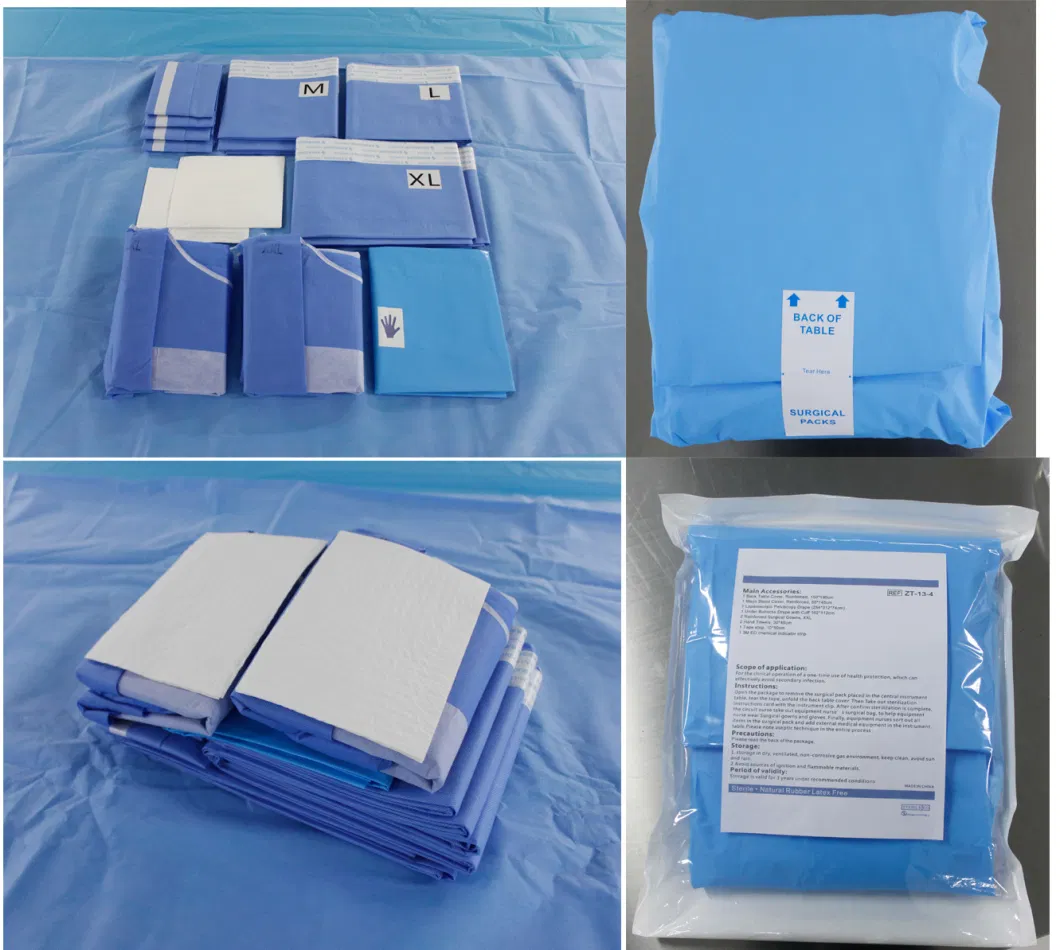 Disposable Medical Surgical Universal Pack / Angiography Surgical Pack