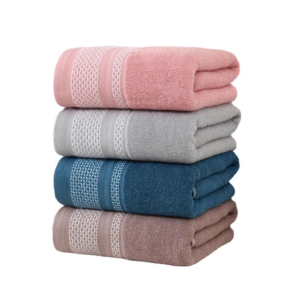 Netted Bath Towel Cotton Hotel Soft and Efficient Absorbent Non Depilation Hande Towel
