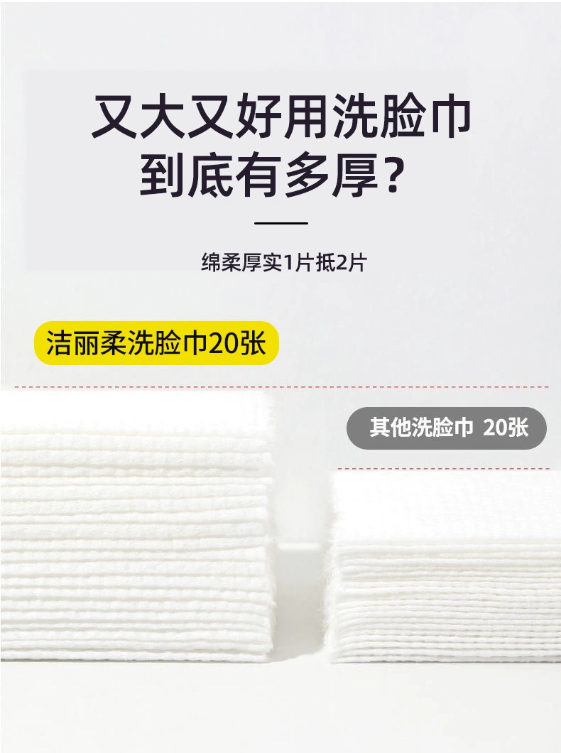 Soft Towel Women&prime; S Makeup Removal Thickened Pearl Pattern Large Roll Face Beauty Salon Cleaning Towel Disposable Cotton