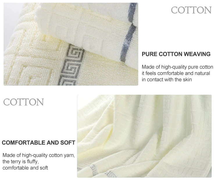 Absorption Luxurious Cotton Bath Towel Set Super Soft Extra Large Bath Towel