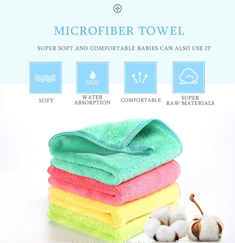 Super Softness and Comfort Fine Fiber Soft Water Absorbent Face Towel