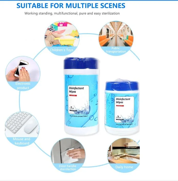 Non Woven Disposable Disinfecting Wipes Alcohol Wet Tissue/Hand Disinfection/Cleaning Wipes/Sanitizer Best Quality Disinfectant Product (dry wipes)