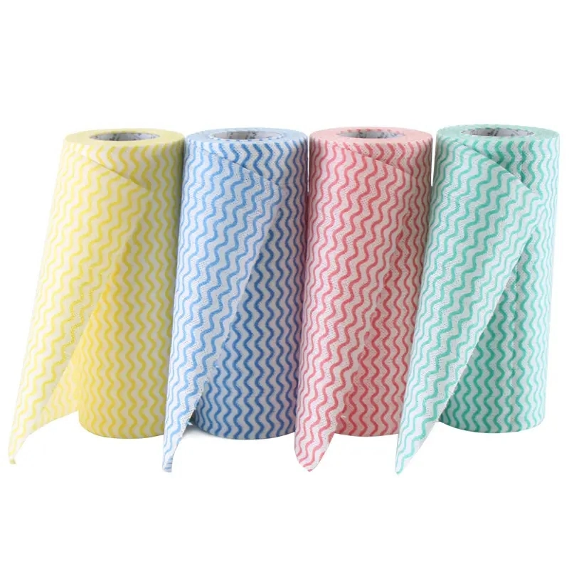 Disposable Kitchen Towel Roll Reusable Lazy Kitchen Towel Roll Rag