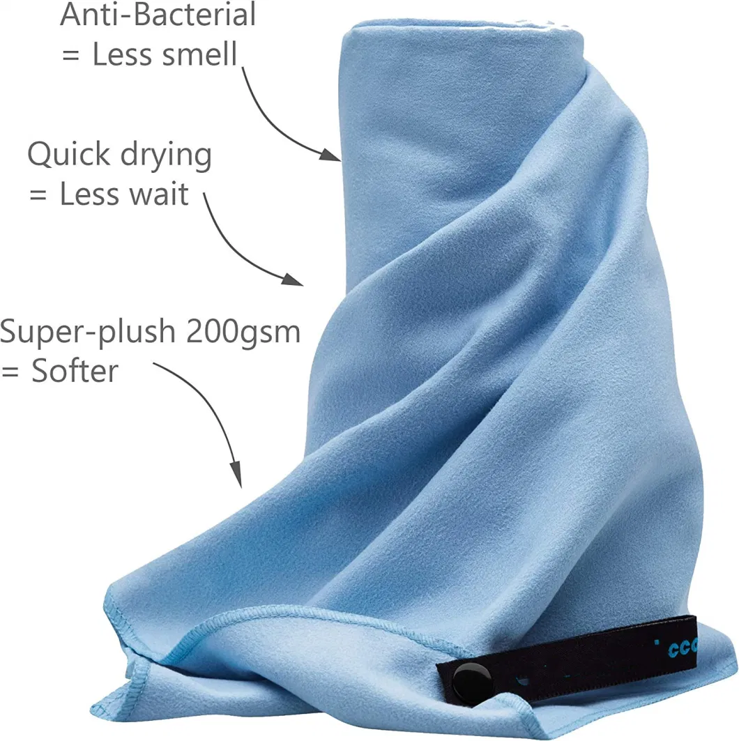Ultra-Soft Lint-Free and Quick-Drying Microfiber Sports Towel for Gym and Traveling