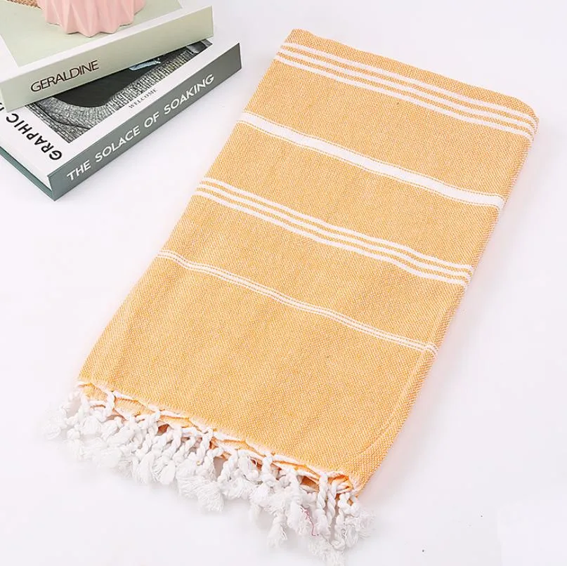 New Design Custom 100% Turkish Cotton Pink Beach Towels Wholesale Soft Quick Dry for Beach