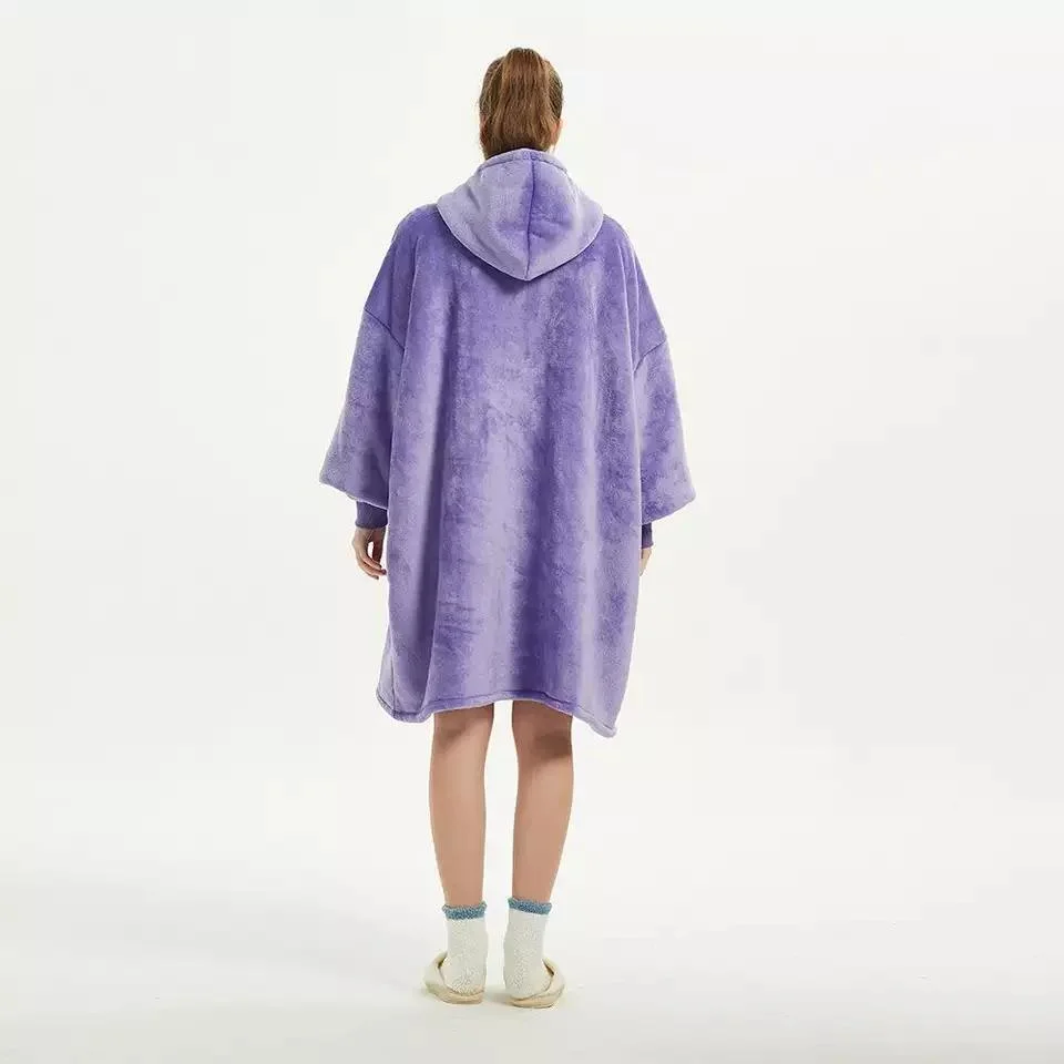 Face Towel Thickened Hooded Lazy Blanket Home