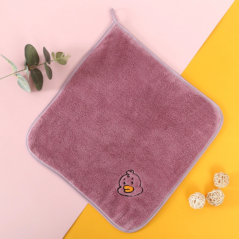 Baby Washcloth Coral Fleece Handkerchief Sublimation Small Square Scarf Saliva Towel Wash Face Towel