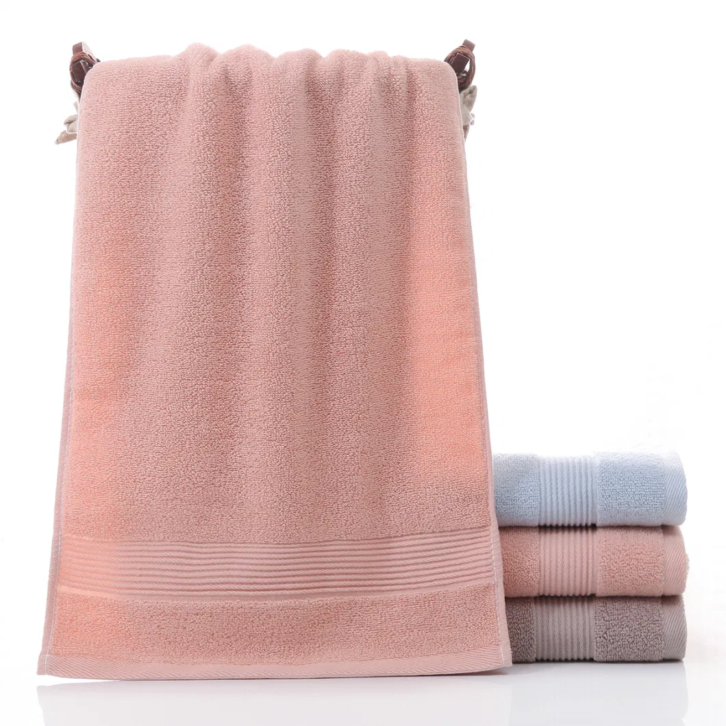 Wholesale Good Quality Customized Logo Absorbent Bath Towel Cotton Cloth Soft Hand Face Towels