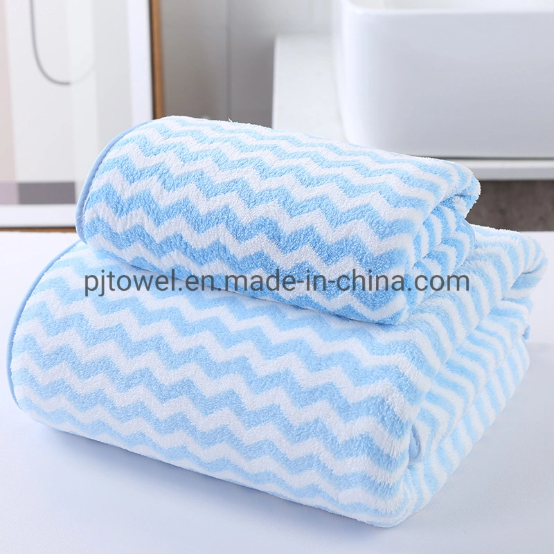 Super Dry Fast Coral Velvet Towel Set Absorbent Thick Bathroom Towel High Quality Gift Bath Towel