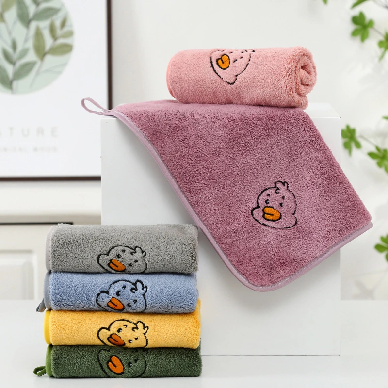 Baby Washcloth Coral Fleece Handkerchief Sublimation Small Square Scarf Saliva Towel Wash Face Towel