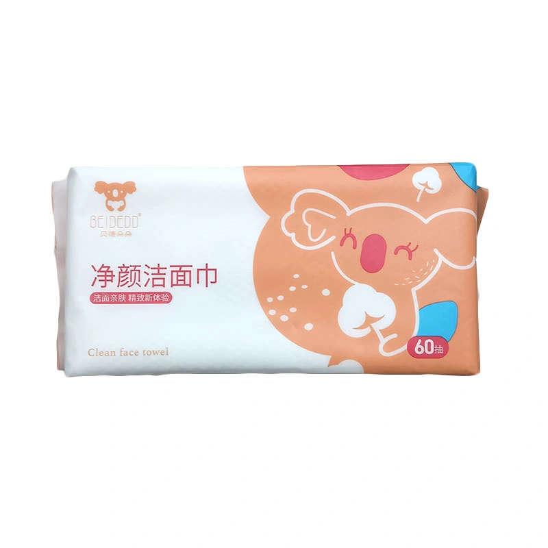 China Manufacturer Disposable Cosmetic Soft Face Towel Nonwoven Fabric Cleaning Towel