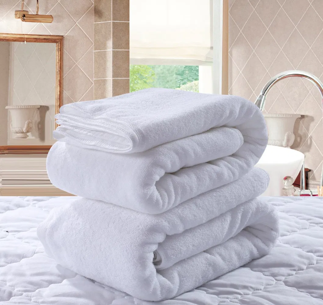 Hotel Supply White Cotton Face Towel