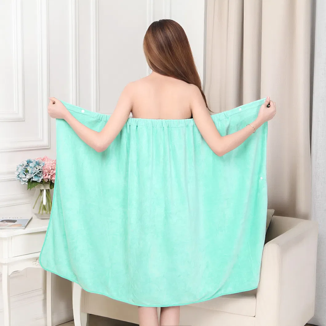 Wholesale 180*90cm Thick Coral Fleece Absorbent Bath Towel Beauty Salon SPA Towels