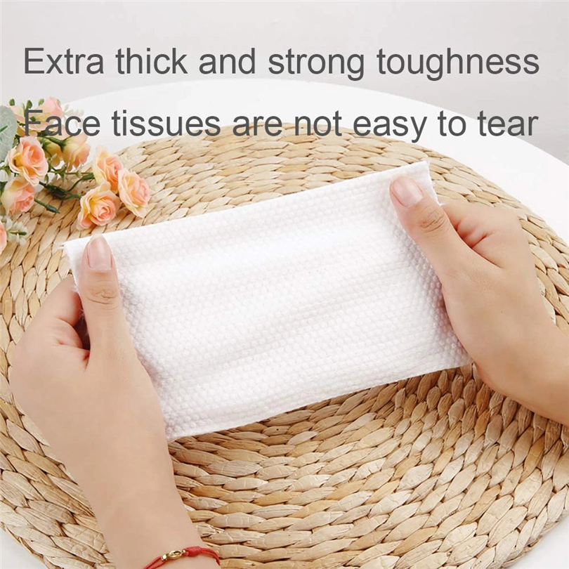 Disposable Square Soft Face Wash Towel Pearl Cotton Disposable Towel