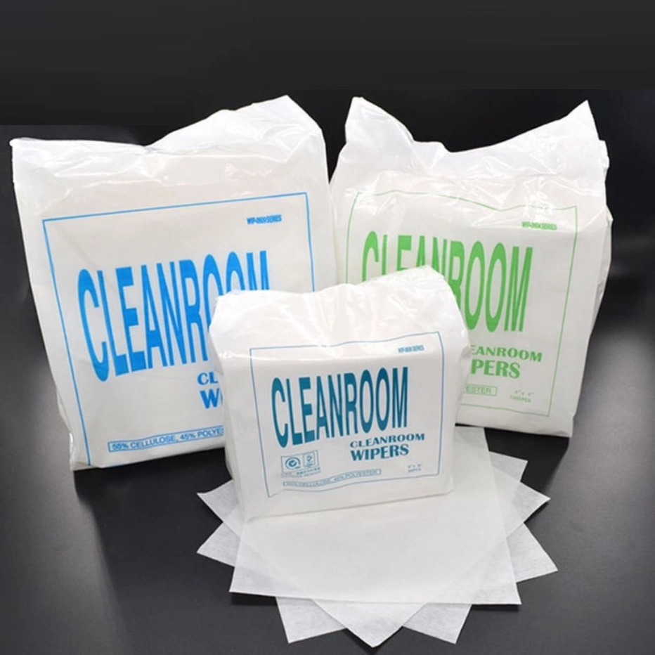 Multi-Purpose Industrial Wipes Cleanroom Wipes Dust-Free Wipes Cellulose Polyester Blend Roll of 500 Sheets