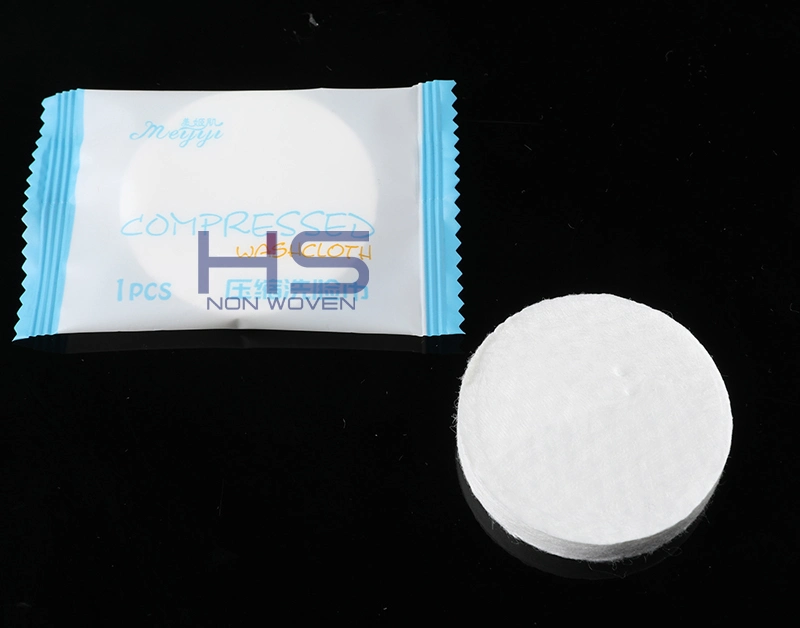 Non-Woven Disposable Dia4.5cm Magic Custom Tablet Compressed Face Towel