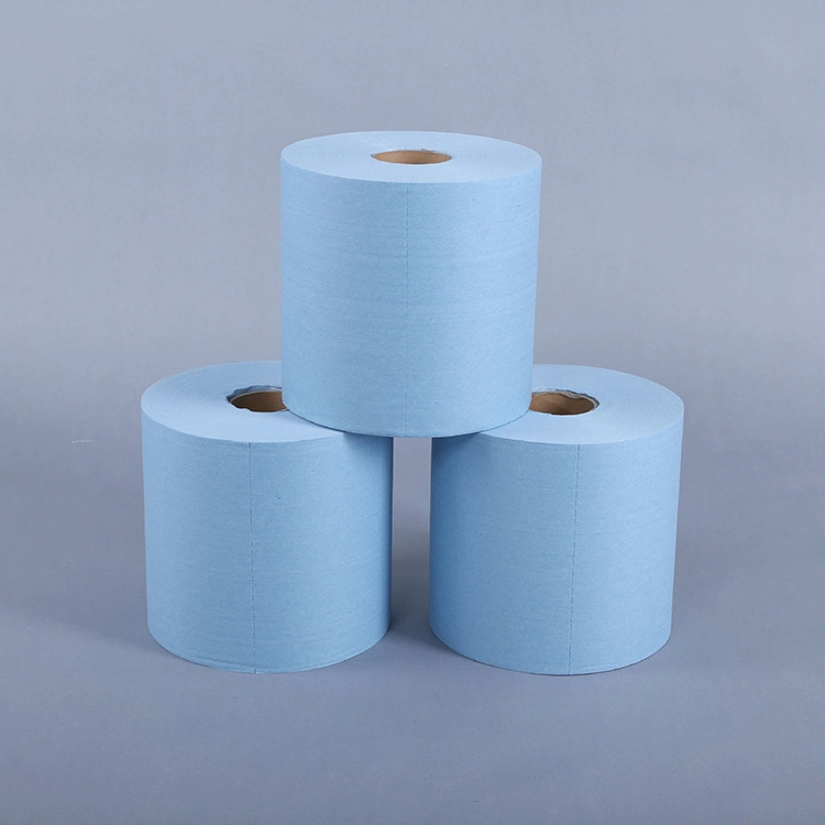 Multi-Purpose Industrial Wipes Cleanroom Wipes Dust-Free Wipes Cellulose Polyester Blend Roll of 500 Sheets