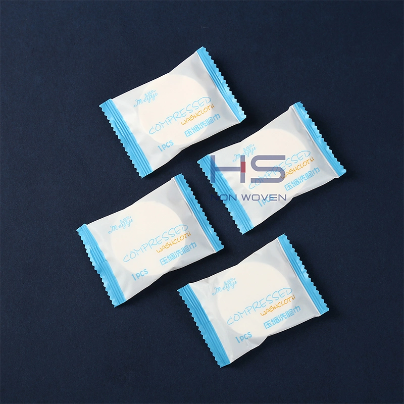 Non-Woven Disposable Dia4.5cm Magic Custom Tablet Compressed Face Towel