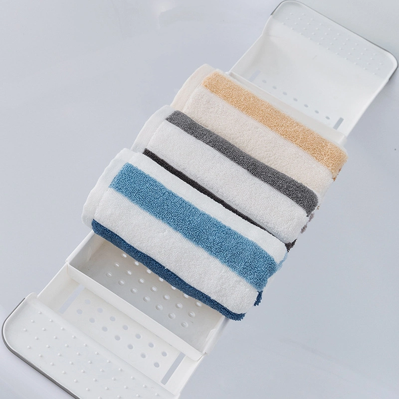 High Quality Luxury 100 Cotton Towel Set Jacquard Satin 3 in 1 Face Towel Hotel Bath Towel