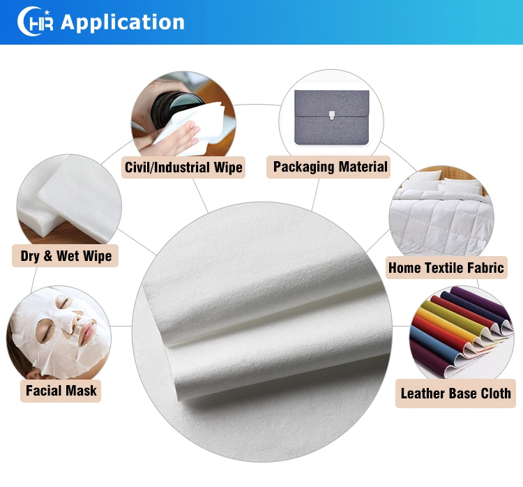 Dry &amp; Wet Wipe Material Microfiber Nonwoven Fabric Roll Wholesale