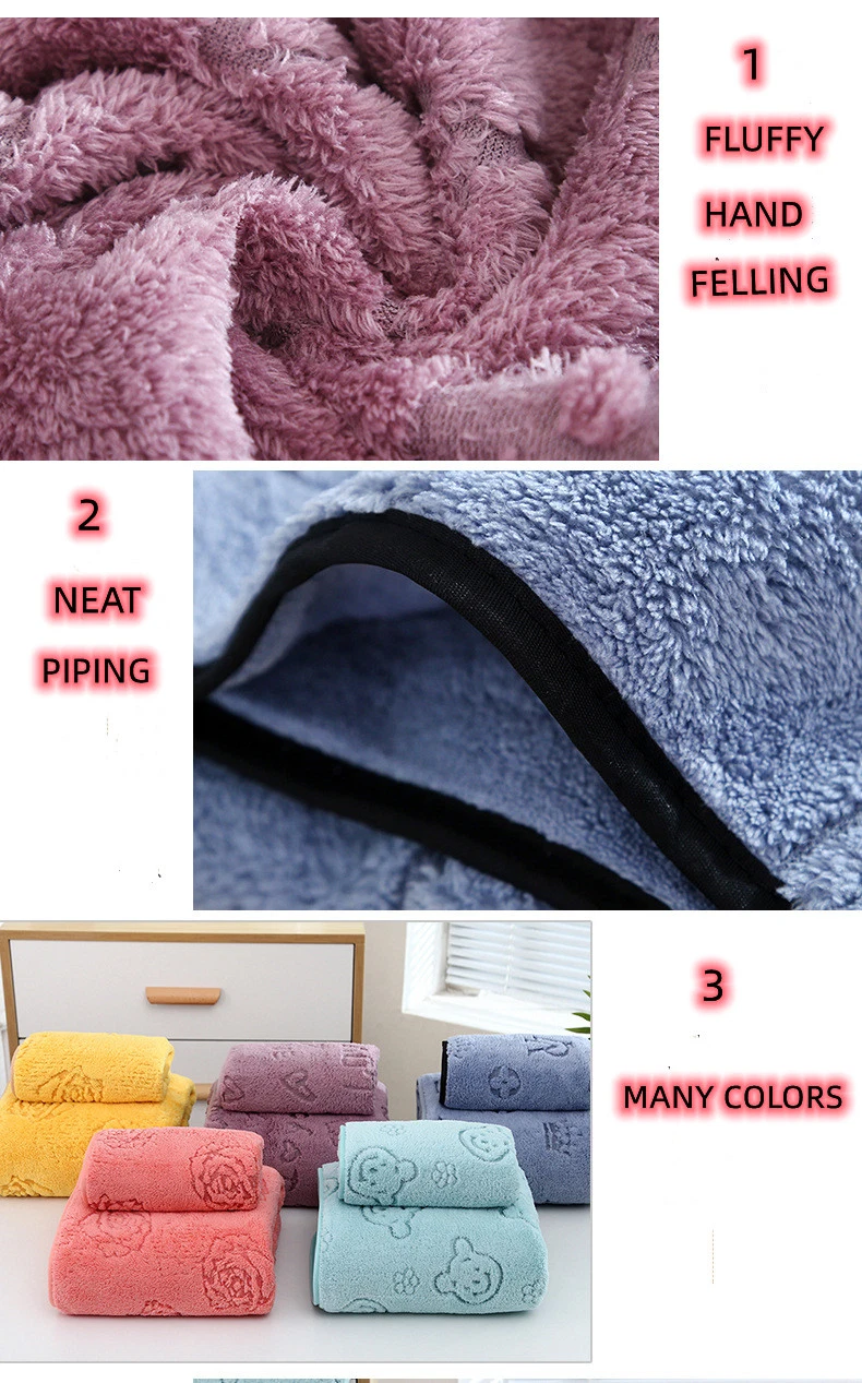 Bath Towel Quick Dry Water Absorb Super Soft 280GSM