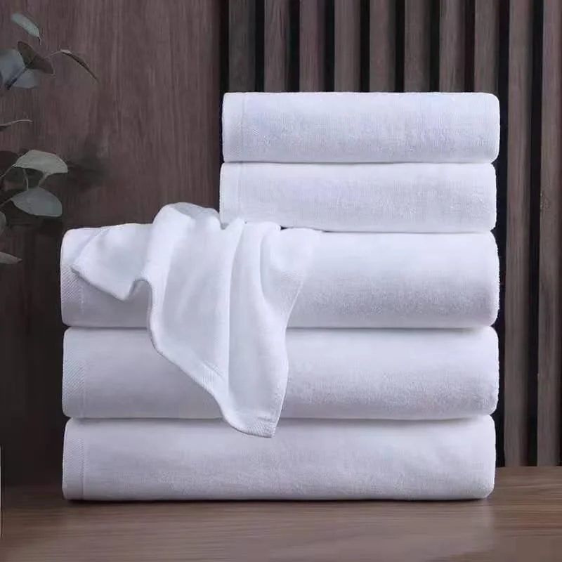5 Star Custom Logo 100% Cotton Hotel Bath Towel