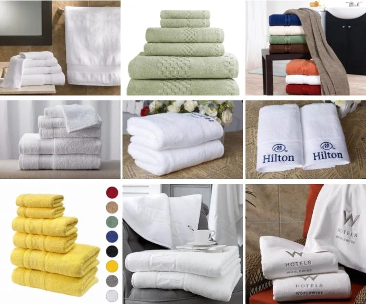 Micro Fiber Towel Hotel Towel Set Hand Towels 100% Cotton