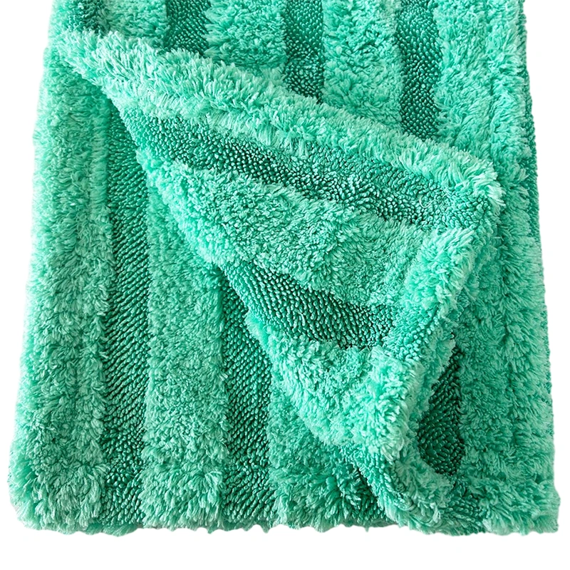 1400GSM Large Size Soft Coral Fleece Twisted Car Wash Towel Water Absorption Quick Dry Microfiber Towel