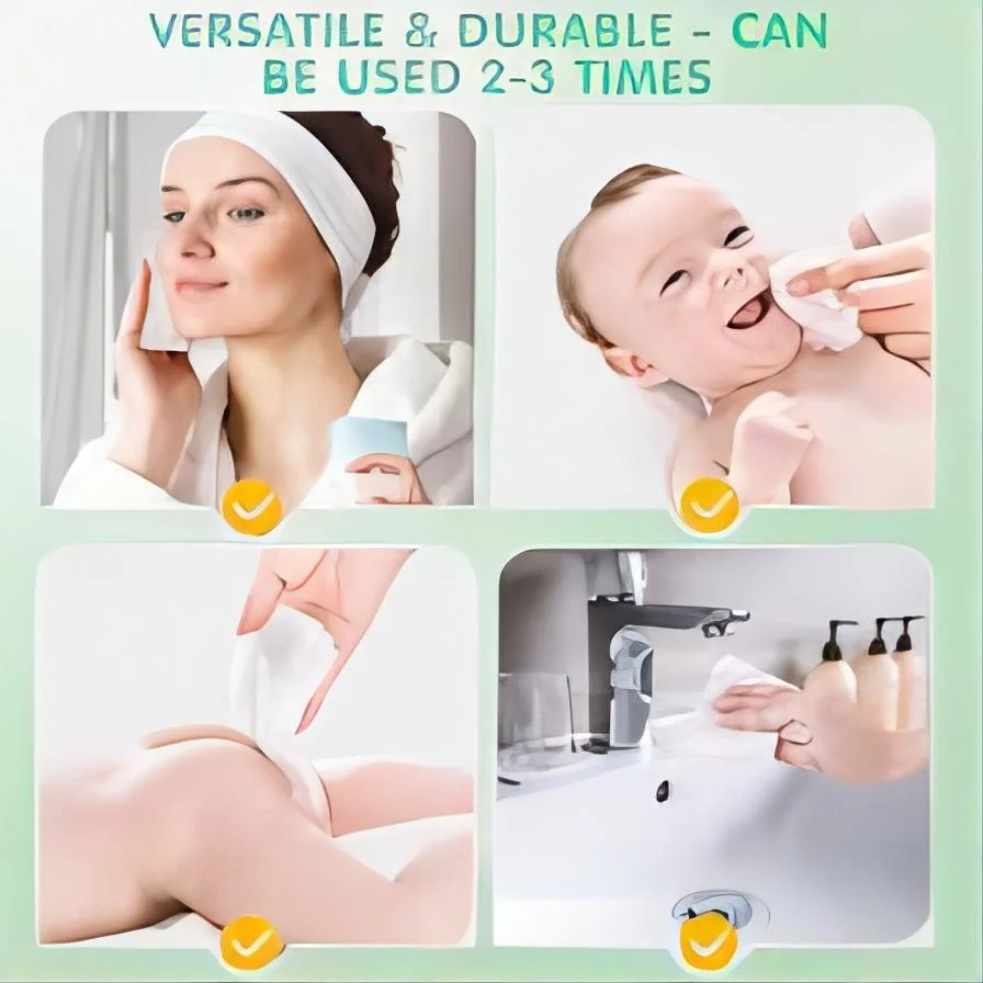 Factory OEM Disposable Towel Cleaning Towel Soft for Sensitive Skin Face Disposable Face Towels