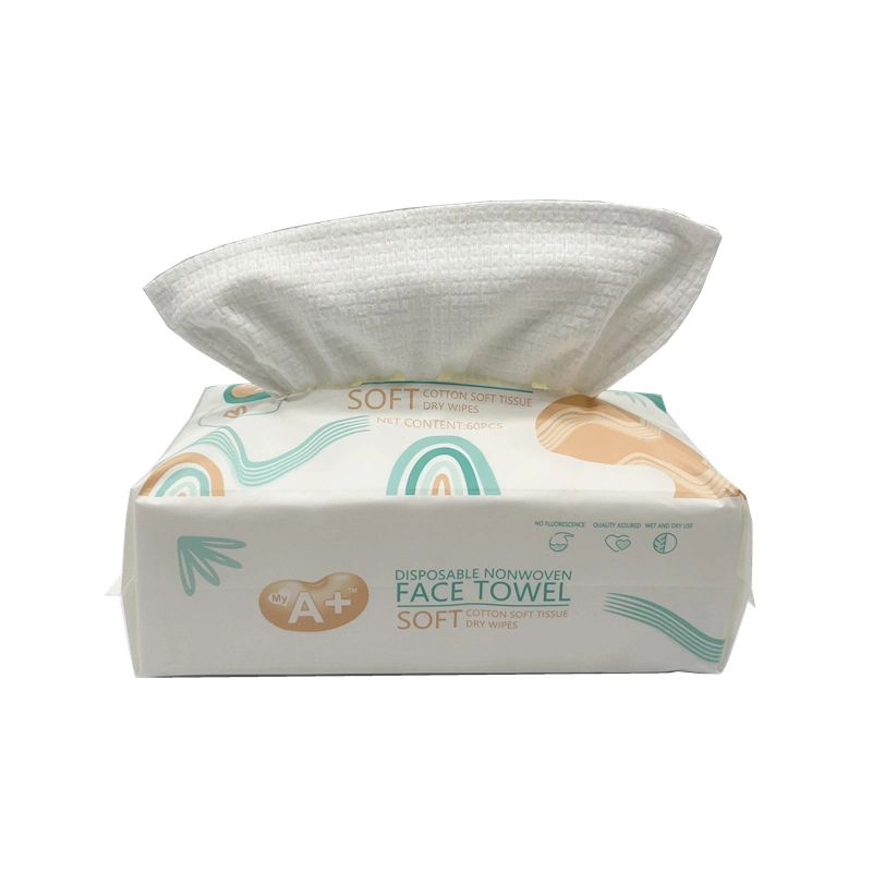 Disposable Facial Towel Cotton Nonwoven Face Towel Quick Dry