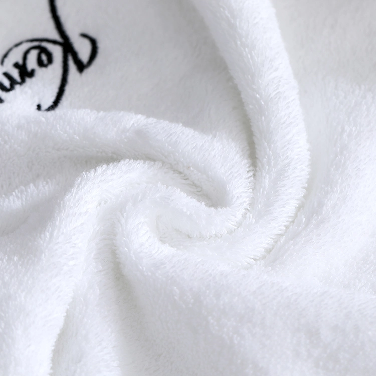 Hotel Custom Embroidery Logo 16s 550GSM Cotton Towels