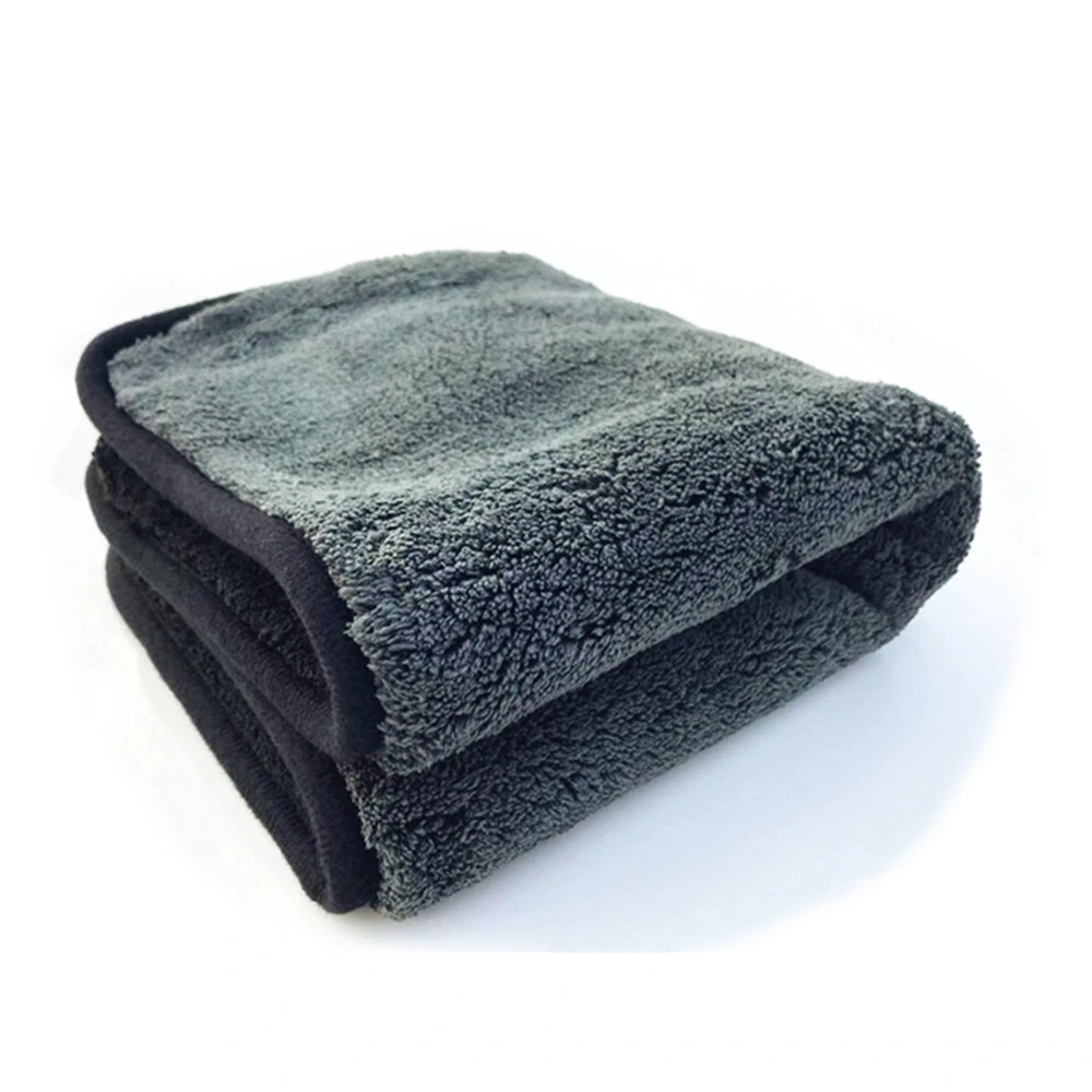 Microfiber Towel Car Super Soft Lint Free Coral Fleece Plush 1200 GSM Microfiber Car Cleaning Towel