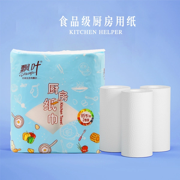 High Quality Disposable Kitchen Paper Towel Virgin Wood Pulp Maxi Roll