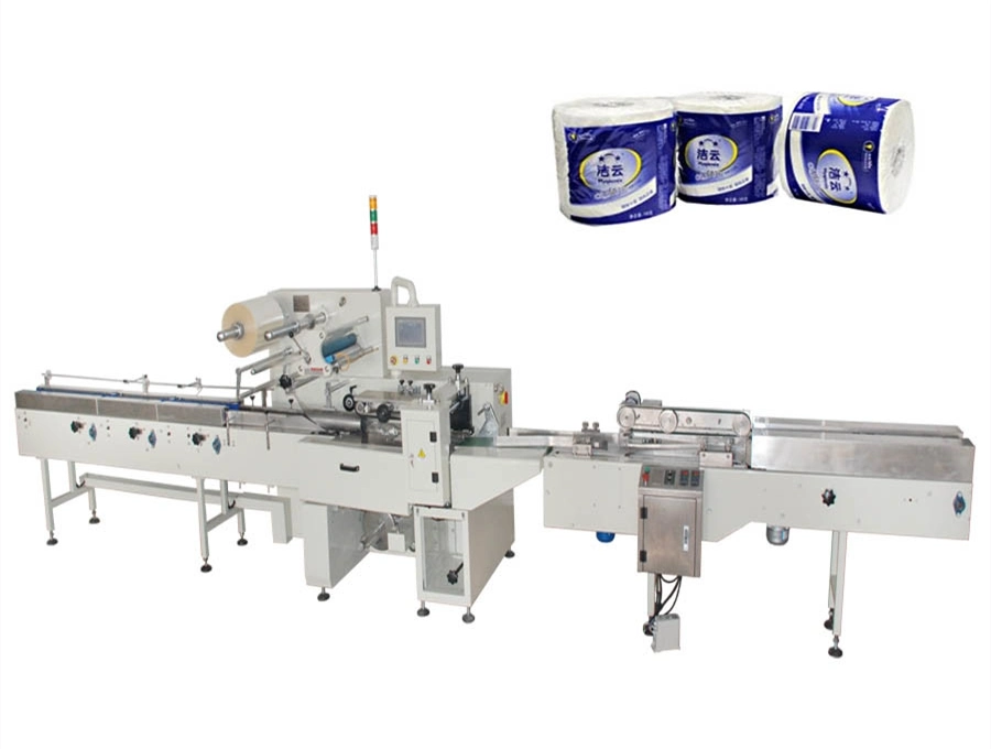 Rolls with Core and Coreless Bundler Toilet Roll Packaging Equipment