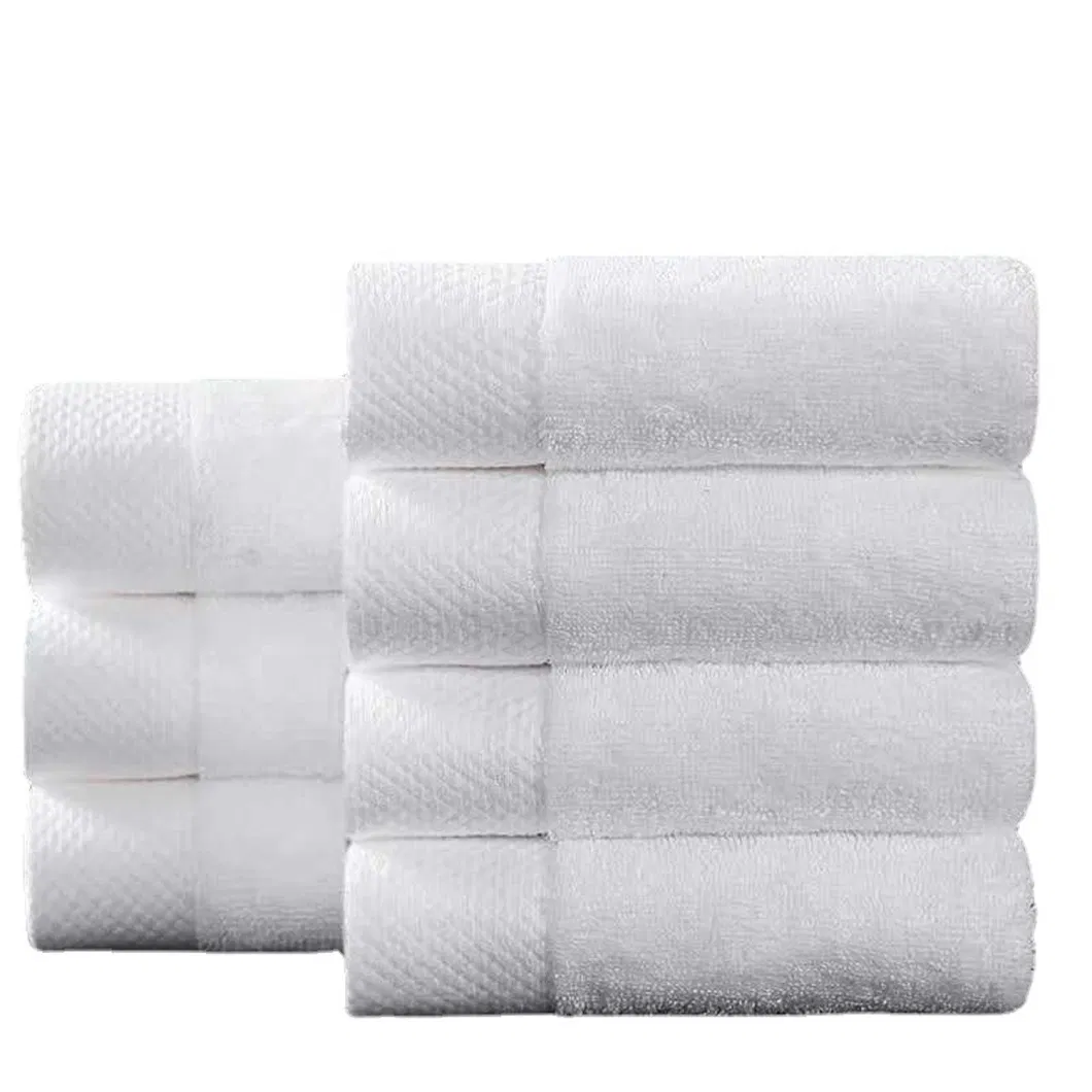 Luxury Hotel SPA White Soft and Absorbent Premium Quality Perfect Cotton Bath Towels for Daily Use