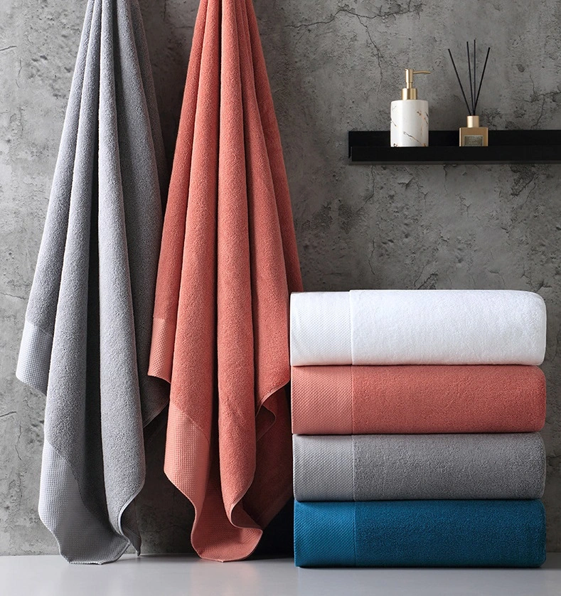 Free Sample Luxury Collection Turkish 100% Cotton 5 Star Hotel Bath Towel with Logo Soft Shower SPA Hand Towel