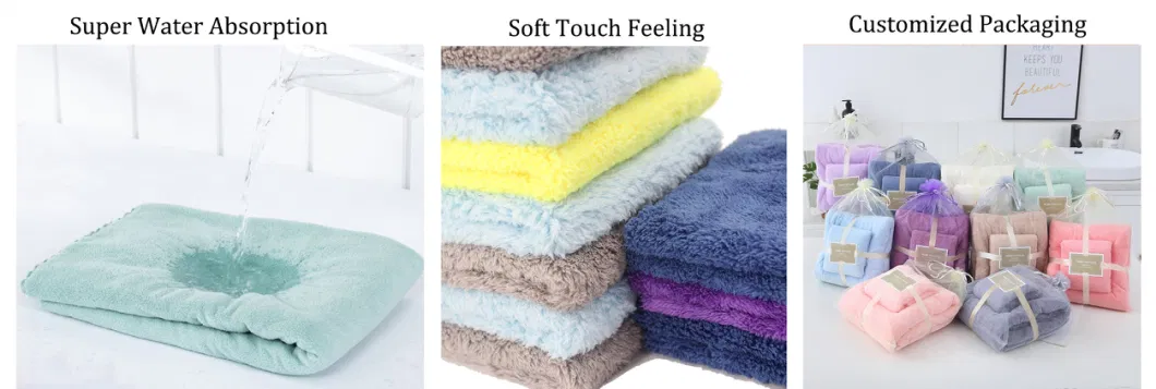 Coral Fleece Washcloth Multipurpose Use as Bath, SPA, Facial, Fingertip Towel