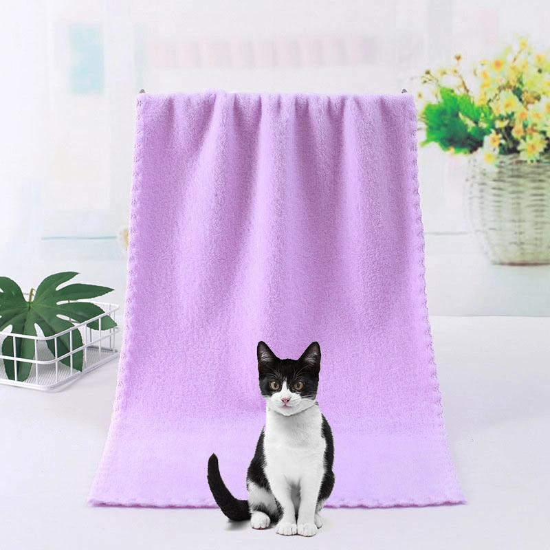 Soft Skin Friendly Microfiber Cat Pet Bath Cleaning Towel