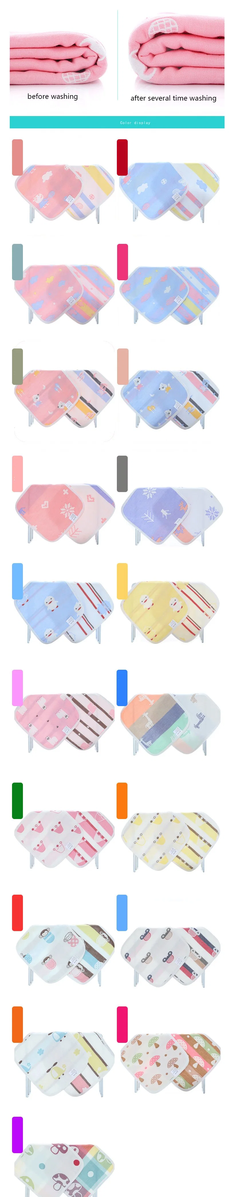 Hot Sale 100% Bamboo or Bamboo Cotton Blended Washcloths Towel for Baby or Makeup Usage Super Soft and Absorbent