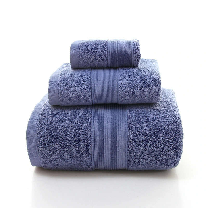 100% Cotton Thicken Water-Absorbent Square Towel Face Towel Bath Towel Set